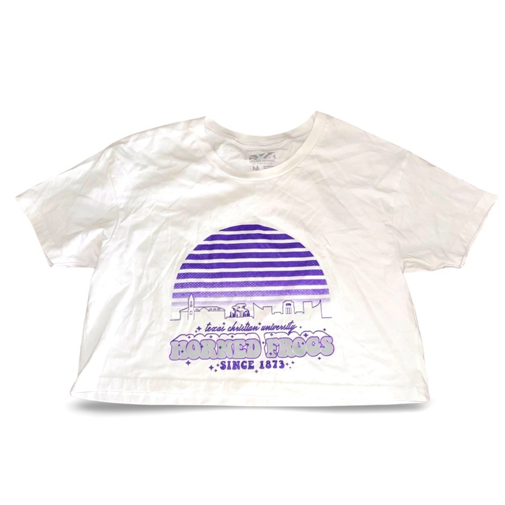 TCU Horned Frogs Gameday Crop Top: Medium: Big 12: NCAA: Ft. Worth Texas